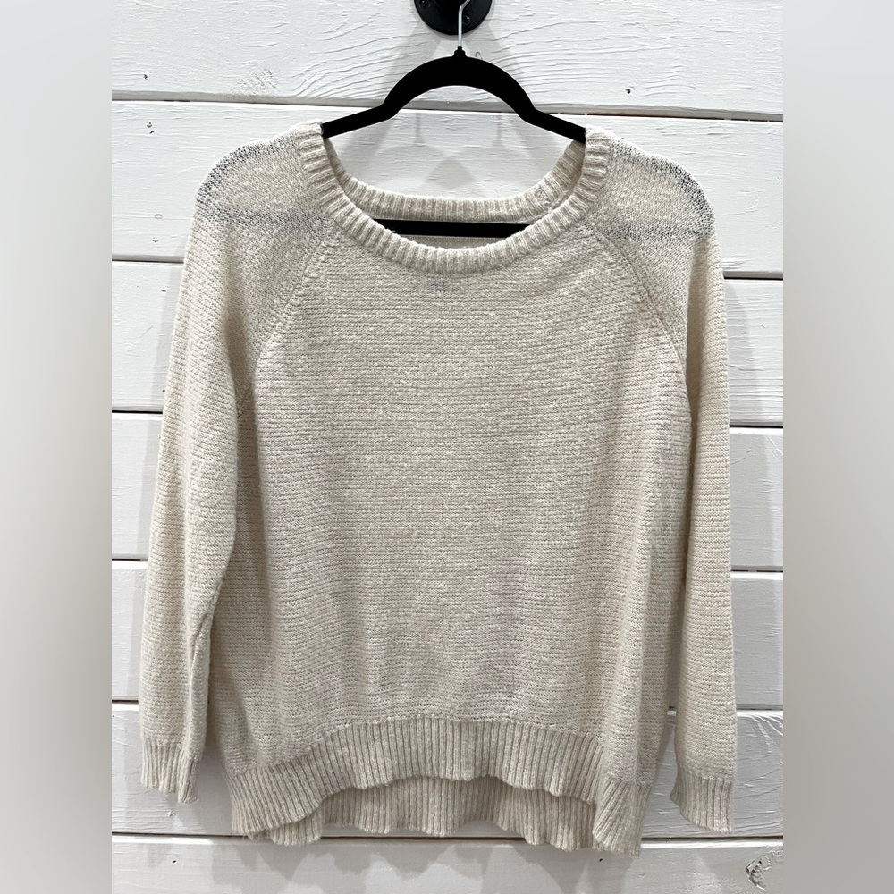 Women’s sweater size XL tan in color